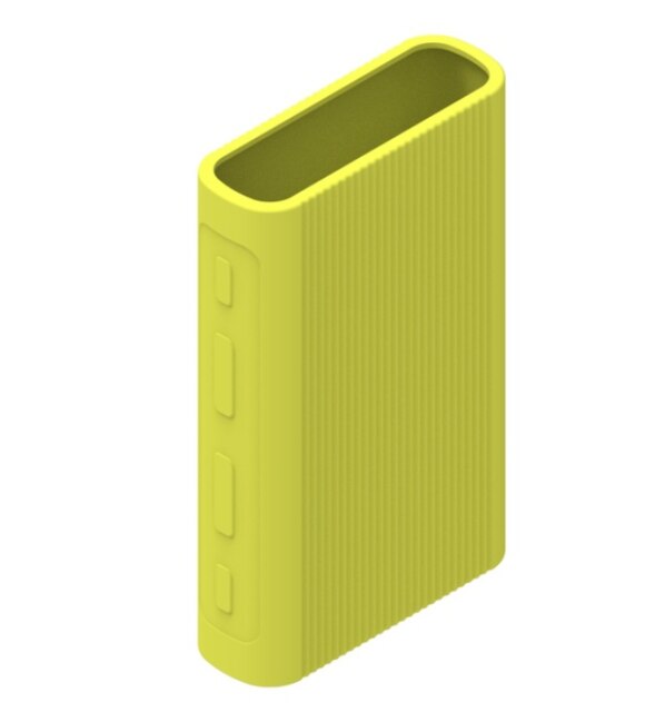 Model PB1050ZM Externe Antislip Siliconen Bescherm Case Voor Xiaomi Powerbank 3 10000Mah Super Flash Charger Accessoires case: Green PB1050ZM