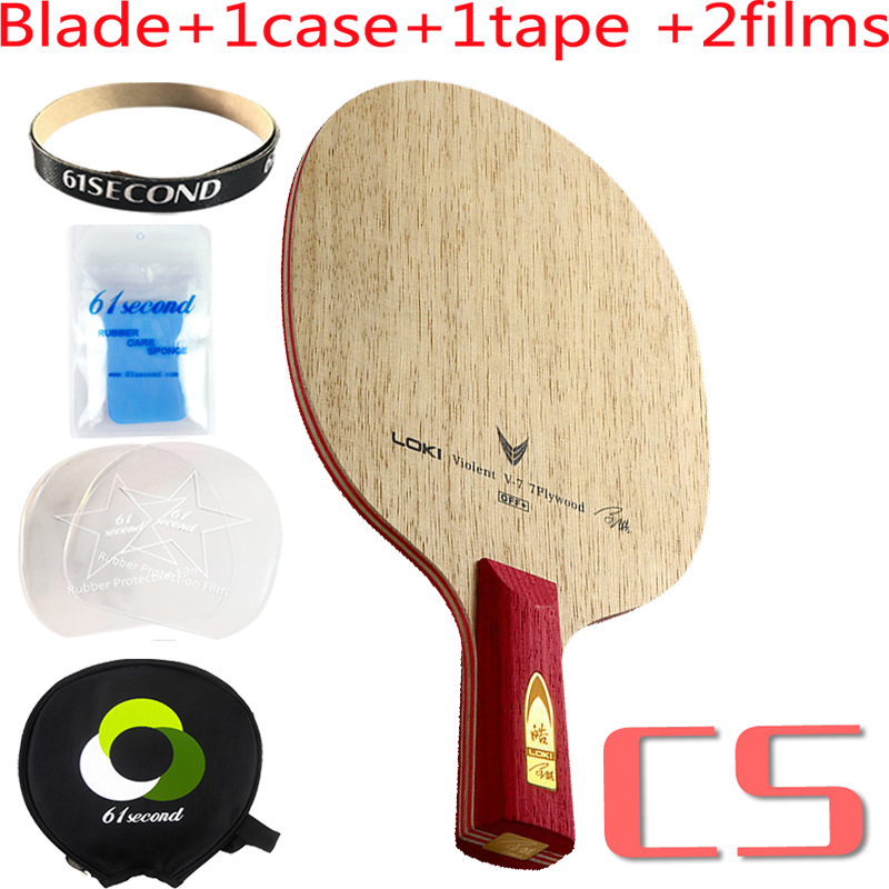 Wang Hao LOKI V7 CLCR 7 Holz Tischtennis Klinge/Klingeln pong klinge/tischtennis Schläger