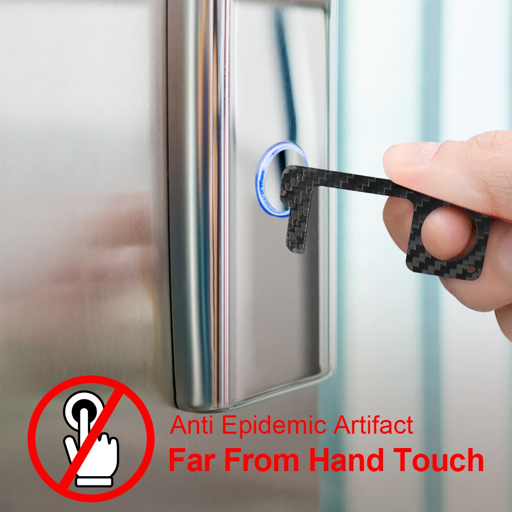 Hands Free Household Touchless Foot Door Handle Hands-free Door Opener Handle Bracket Metal Convenience Home Door Opener