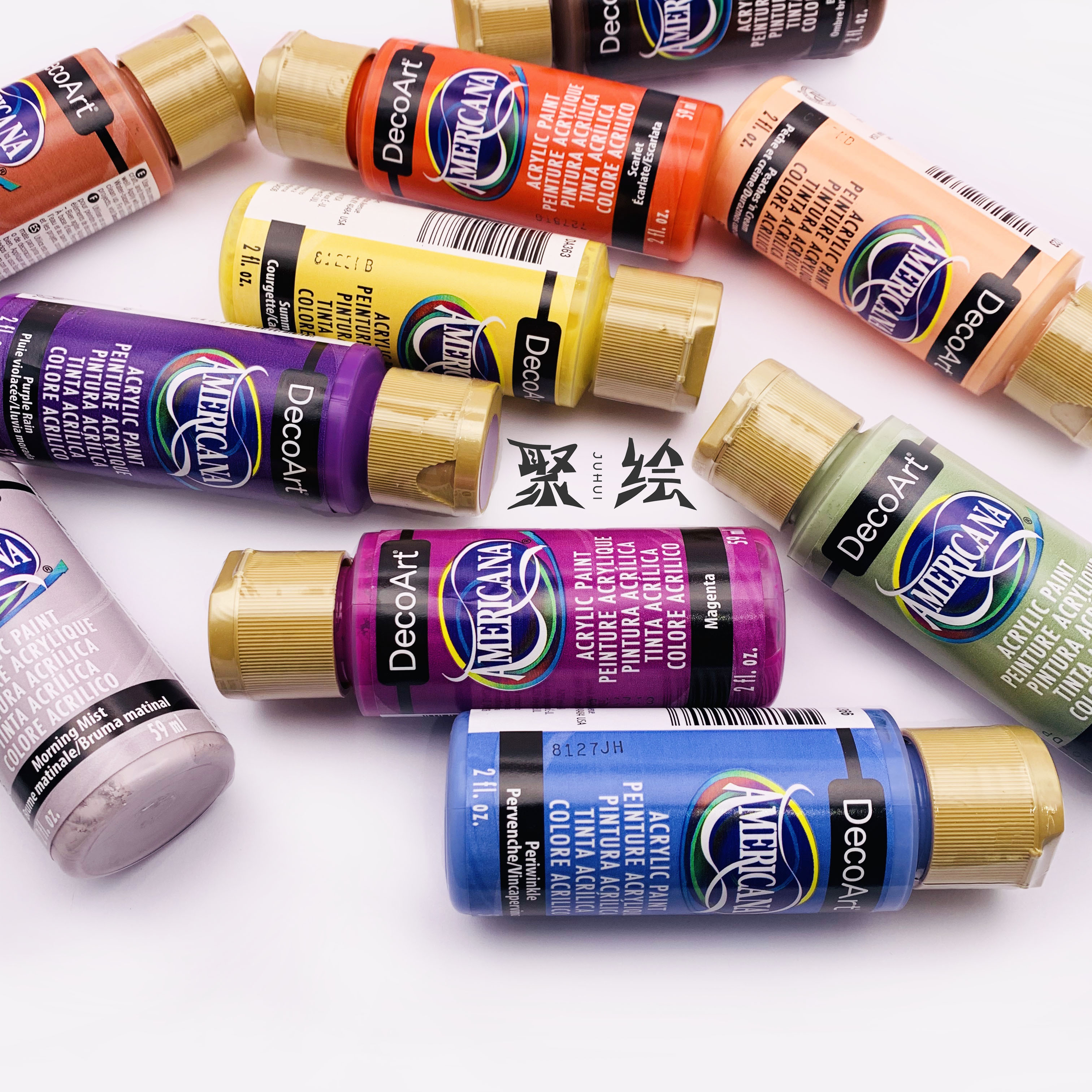 DecoArt Original Americana Acrylic Pigment Matte Acrylic Plaster DA80~DA103