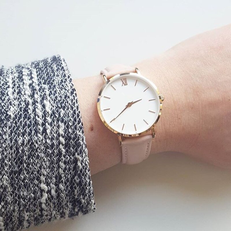 Zegarek Damski Simple Women Watches Woman Ladies Casual Leather Quartz Watch Woman Clock Relogio Feminino Montre Femme