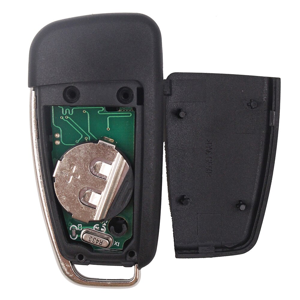Keyecu Upgraded Folding Remote Key Fob 433MHz ID46 Chip for Hyundai Getz 2003 FCC: 81996-1C300