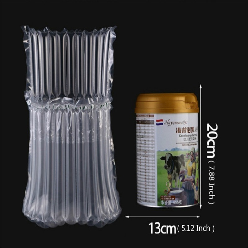 30pcs/Lots Shockproof Air Bag Packaging Bag Buffer Filled Bag 10 Column Barrel Milk Powder/Rice Noodle Bag Inflatable Air Packag
