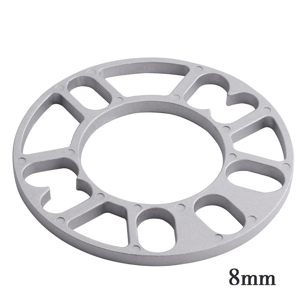 Espaciadores de rueda de coche Universal, adaptador de placa de cuñas, apto para 4x100, 4x114,3, 5x100, 5x108, 5x114,3, 5x, 5x120, 1 unidad: 8mm