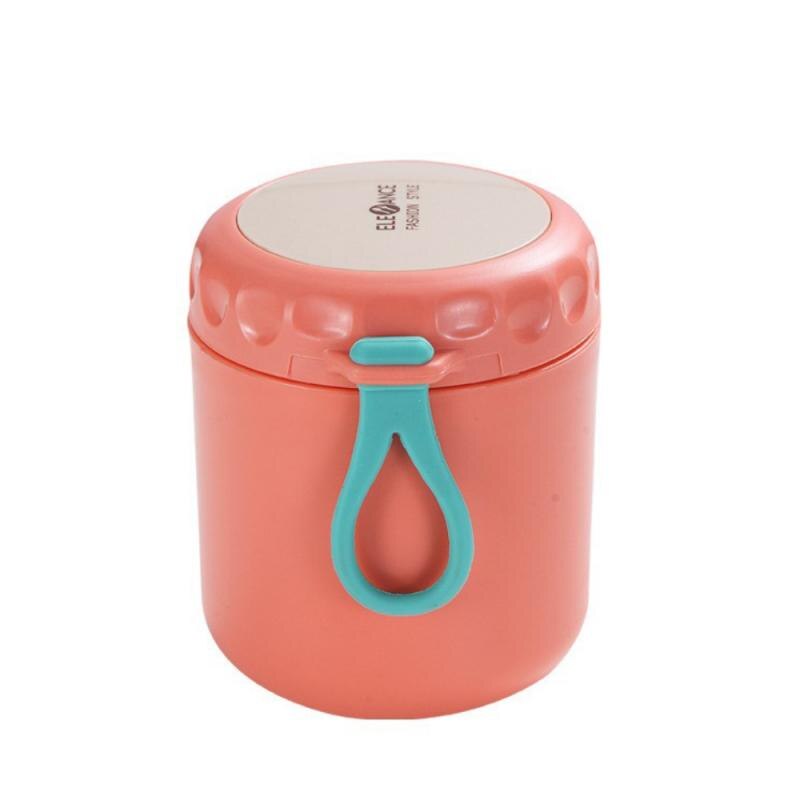 1 Pièces Portable En Acier Inoxydable Gobelets étanches Soupe Lait Bouteille Thermos Tasse à Déjeuner Conteneur Flacons À Vide Bouteille De Café: red