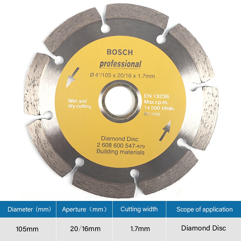 Bosch 105mm Diamond Disc General Marble Sheet Marb... – Vicedeal