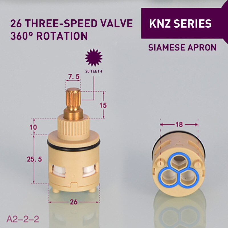 Water Separator Ventiel Badkamer Douche Accessoires Douche Mengkraan Drie-Speed Switching Regulator Keramische Schakelaar: 3