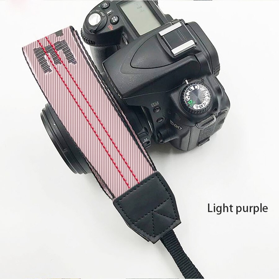 Sangle de cou en néoprène pour appareil Photo DSLR, pour Canon, Nikon, Pentax, Sony, Olympus, appareil Photo coloré