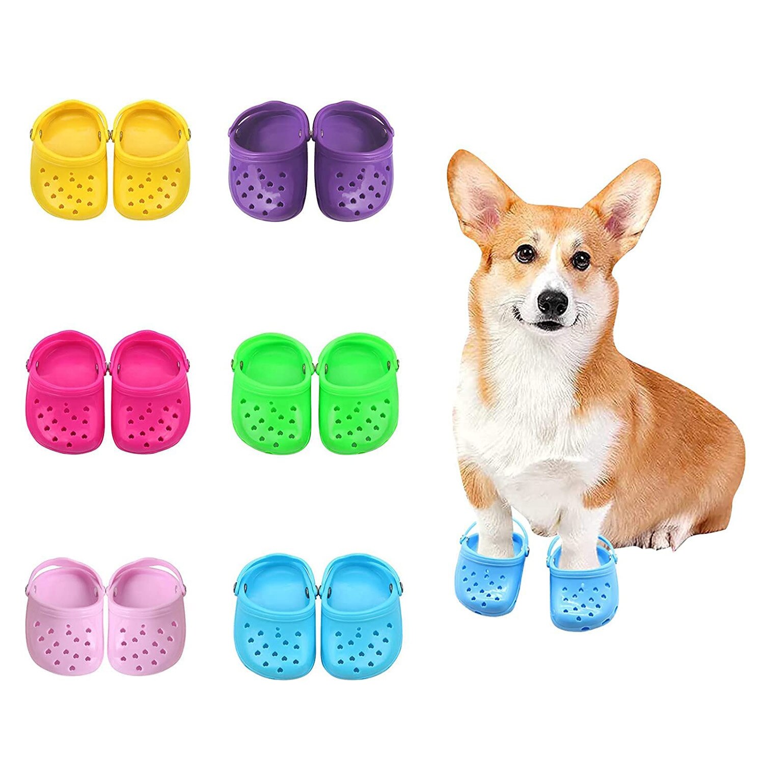 Dog Hole Shoes Slippers Puppy Supplies Pet Shoes For Small Dogs Cats Anti-slip Chihuahua Sandals Only Taking Pictures