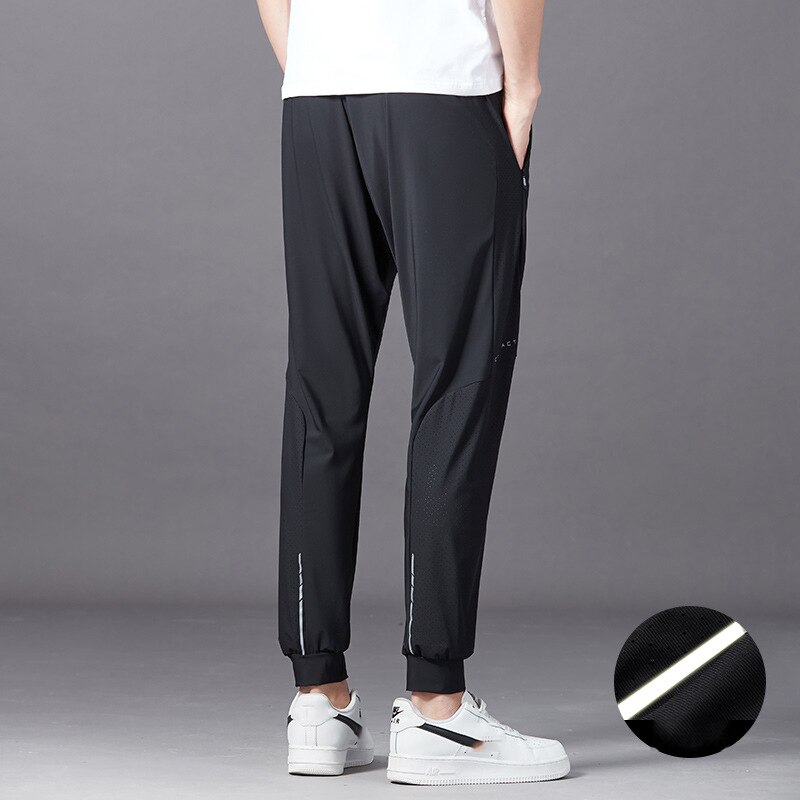 Men summer Sports Running Pants Breathable Athletic Football Soccer pant Training sport Pants Elasticity jogging Gym Trousers