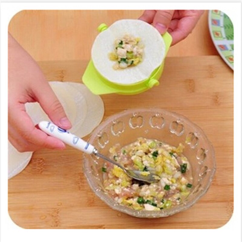 Køkken tilbehør dumplings maker værktøj hvede halm jiaozi pierogi form dumpling form clips bageforme wienerbrød køkken gadgets
