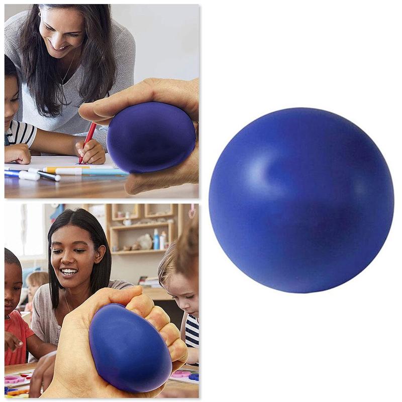 Soft Anti Stress Ball Toys Reduce Worksplace Stress Squeeze Round Ball Stress Pressure Relief Inspire Caring Novelty Funny Toy