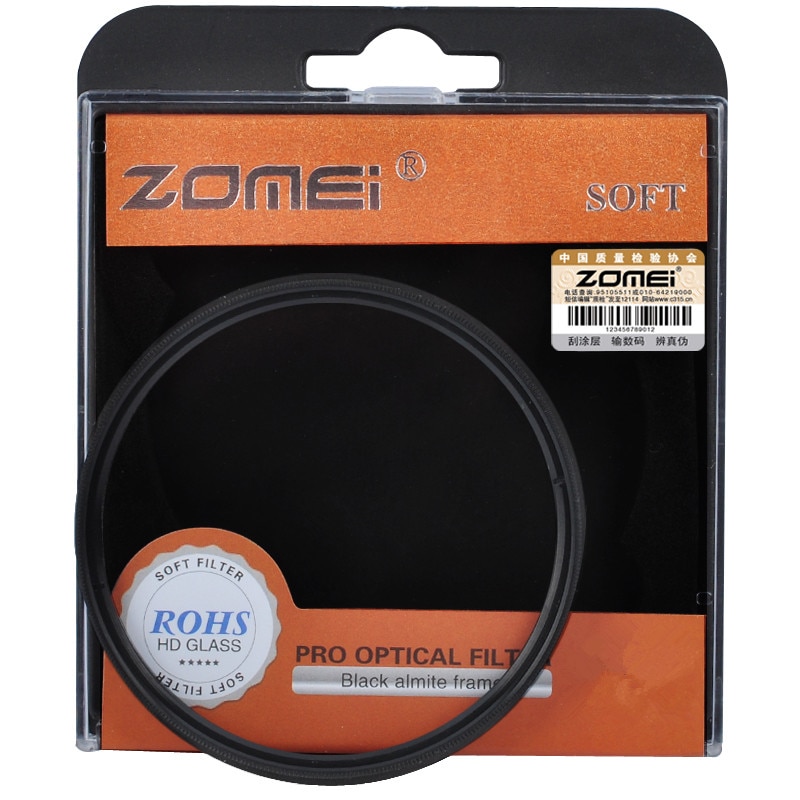 Zomei 52/55/58/62/67/72/77mm Special Effect Soft Focus Filter Diffusion Filter for Canon Nikon Sony Olympus Pentax Samsung Lens