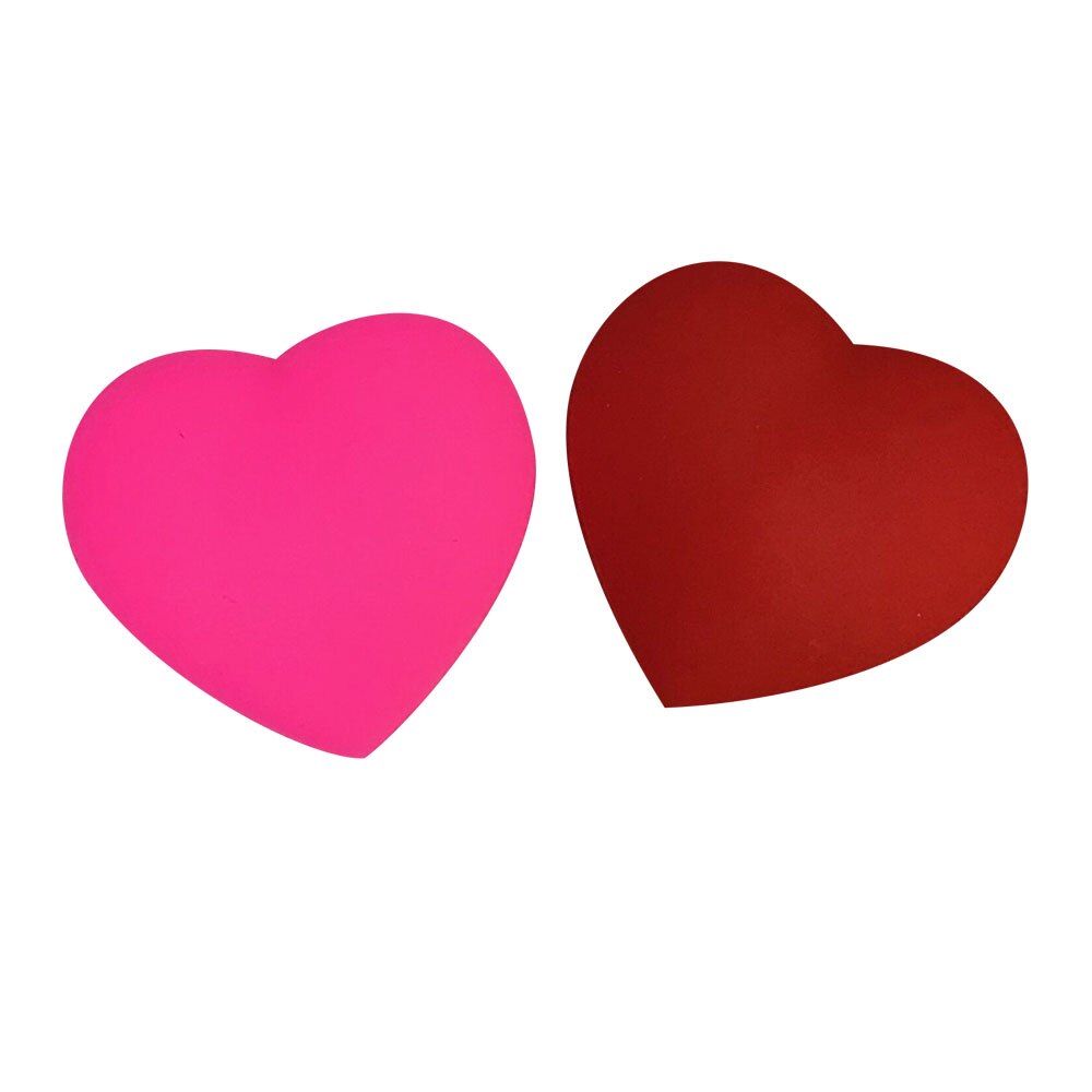 2pc røde / lyserøde hjertetennis vibrationsdæmpere: Blande