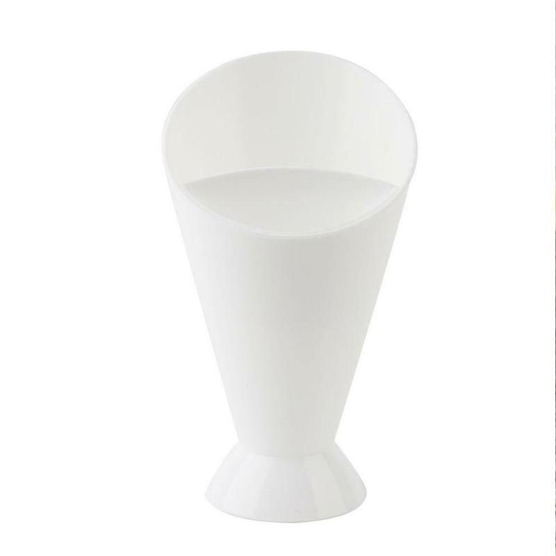 2 IN 1 Portable Kitchen French Fries Cup with Dipping Tool Cup Dip Cups Potato Salad Cup Jam Chip Cone Holder Potato V1V5