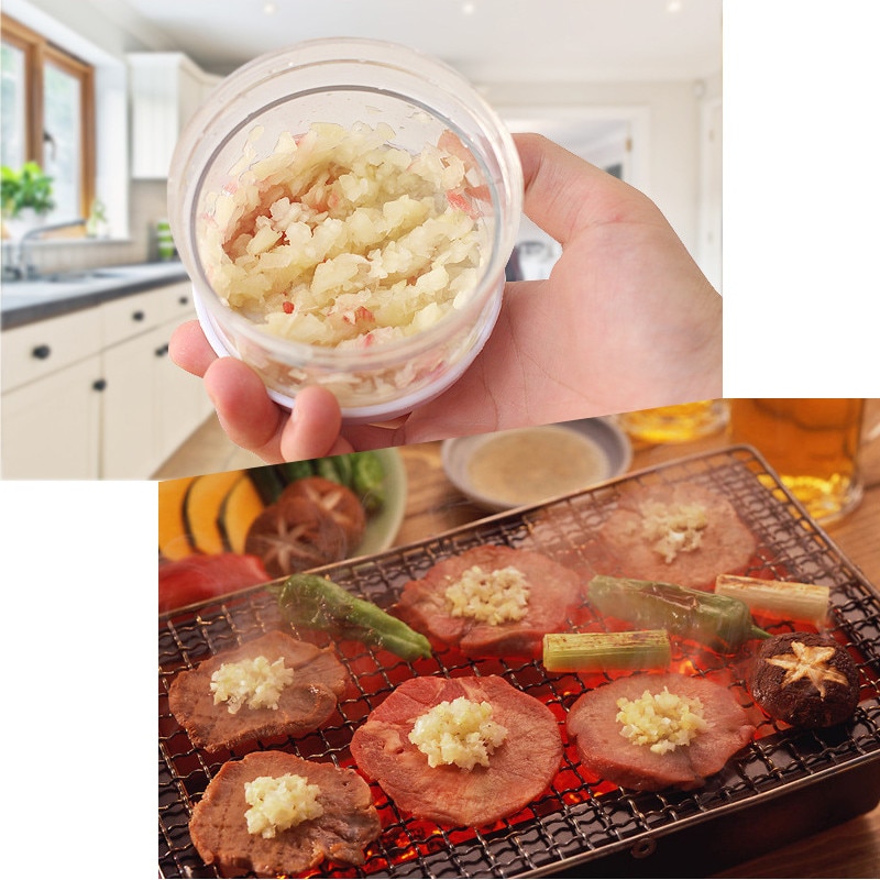 Multifunctionele Rvs Hand-Drukken Chopper Cut Aaien Gereedschap Gember Knoflook Hakken Machine Snijden Ui Shredder U3