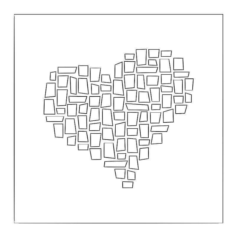 6*6 inch Water Ripple Blister Wavy Line Flowers Matric Doodle Plastic Stencil DIY Scrapbooking Drawing Template #18: 18