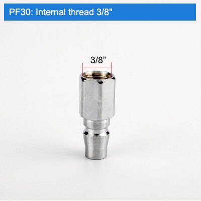 C type Hose Quick connector PP30 SP30 PF30 SF30 PH30 SH30 PM30 SM30 Pneumatic fitting Conector del compresor de aire: PF30
