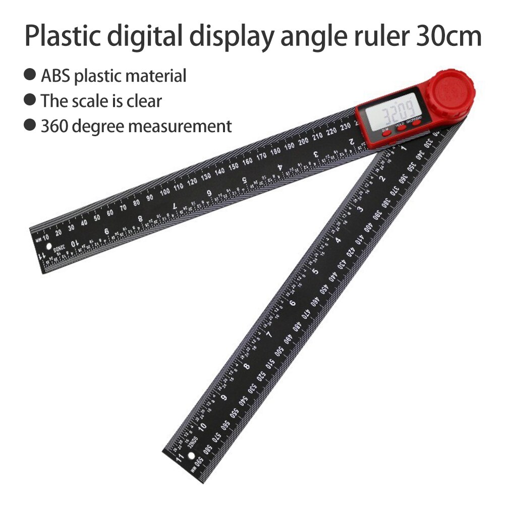 300mm 0-360 Digital Angle Inclinometer Protractor Goniometer Angle Detector Electronic Goniometer Protractor Angle Detector