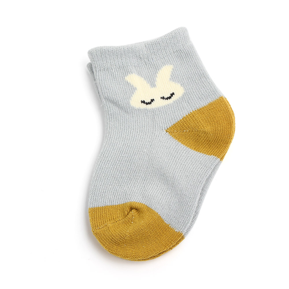 AiKway 1 Pair Baby Socks Cotton Solid Color Boy Girl Children Socks Cute Newborn Cartoon Socks Unisex: 09