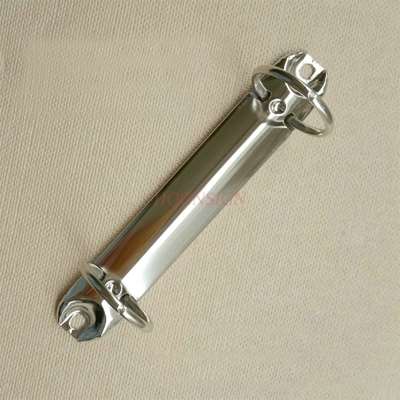 10 szt. Klips z dwoma otworami klips robić segregatorów zacisk okrągły mocna stal nierdzewna teczka sprzętu akcesoria piśmiennicze