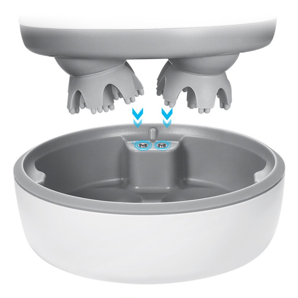 Wireless Smart Scalp Massager Body Vibration Head Massage Wet and Dry Hair Growth Deep Tissue Capillaries Kneading Relief Stress