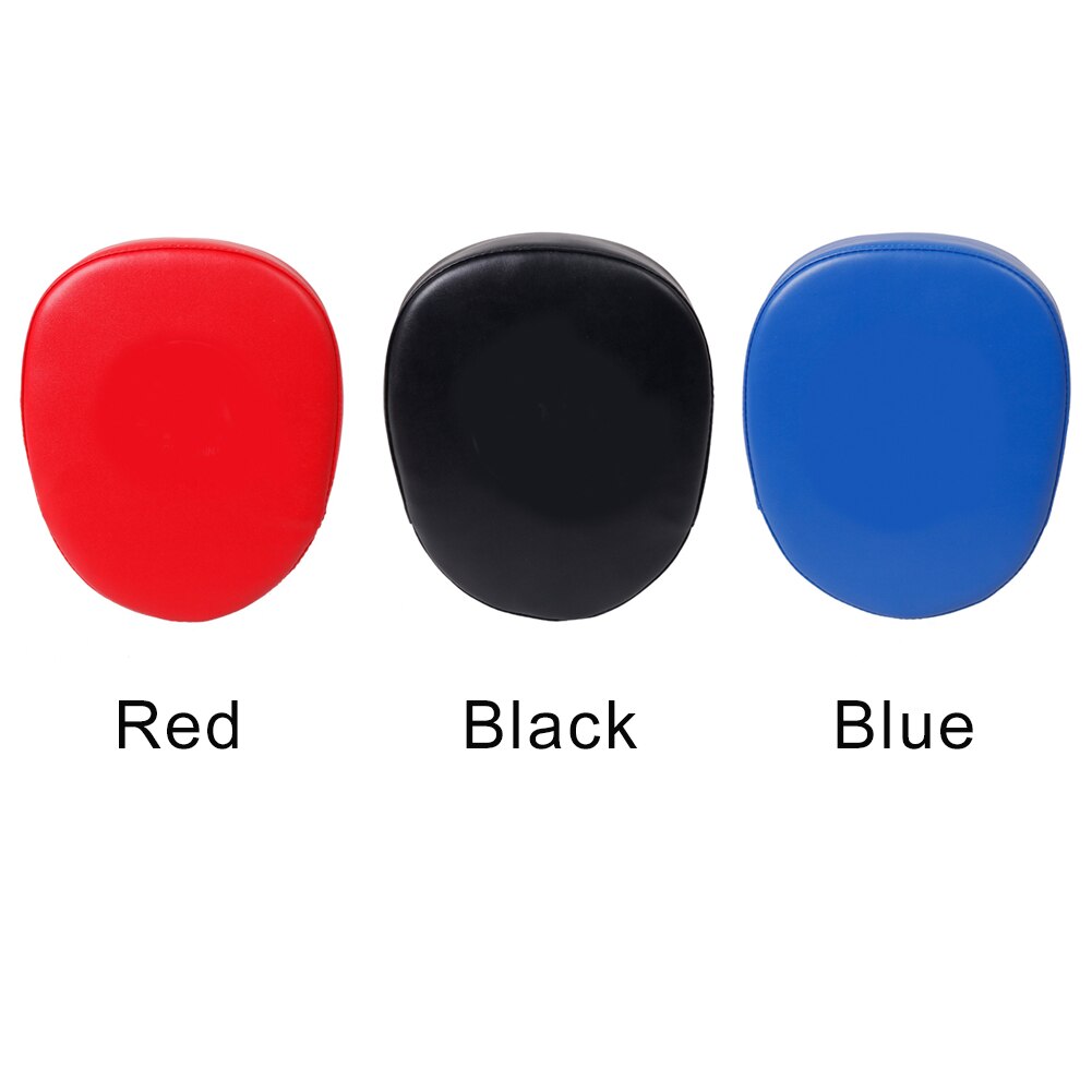 2pcs Hand Target Martial Karate Adults Kids Taekwondo Sanda Muay Thai Punch Pad Boxing Equipment Kicking Training PU Leather