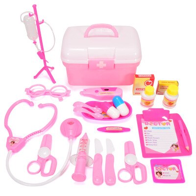 Kinderen Arts Speelgoed Set Simulatie Huisarts Medische Kit Speelgoed Pretend Play Draagbare Koffer Geneeskunde Accessorie Kinderen Speelgoed