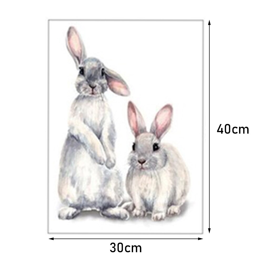 Pegatinas de pared con de granja para decoración del hogar, pegatinas de dibujos animados para dormitorio de bebé, cocina, sala de estar, Tigre, León, coche, cerdo, conejo: C