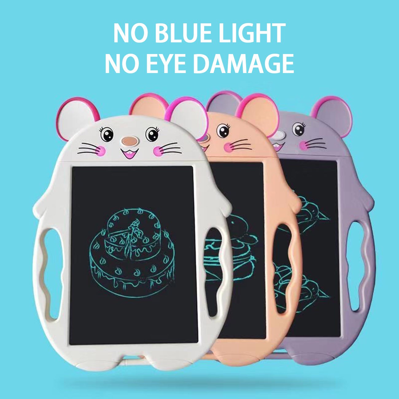 LCD Writing Tablet 9 Inch Toddler Doodle Drawing Board Erasable Reusable Electronic Drawing Pads Educational Learning For Kids