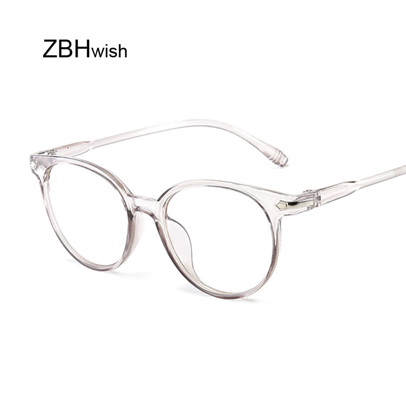 Retro Round Transparent Anti-blue Light Glasses Frame For Women Men Optical Spectacle Computer Glasses Eyewear Frame
