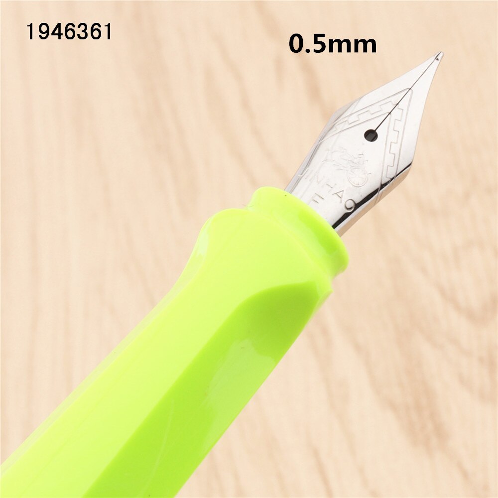 Jinhao 871 fluoresoiva vihreä gootti rinnakkain taide kukka body art litteä kärki vinyyli tiibetin arabia opiskelija toimisto mustekynä: 0.5mm
