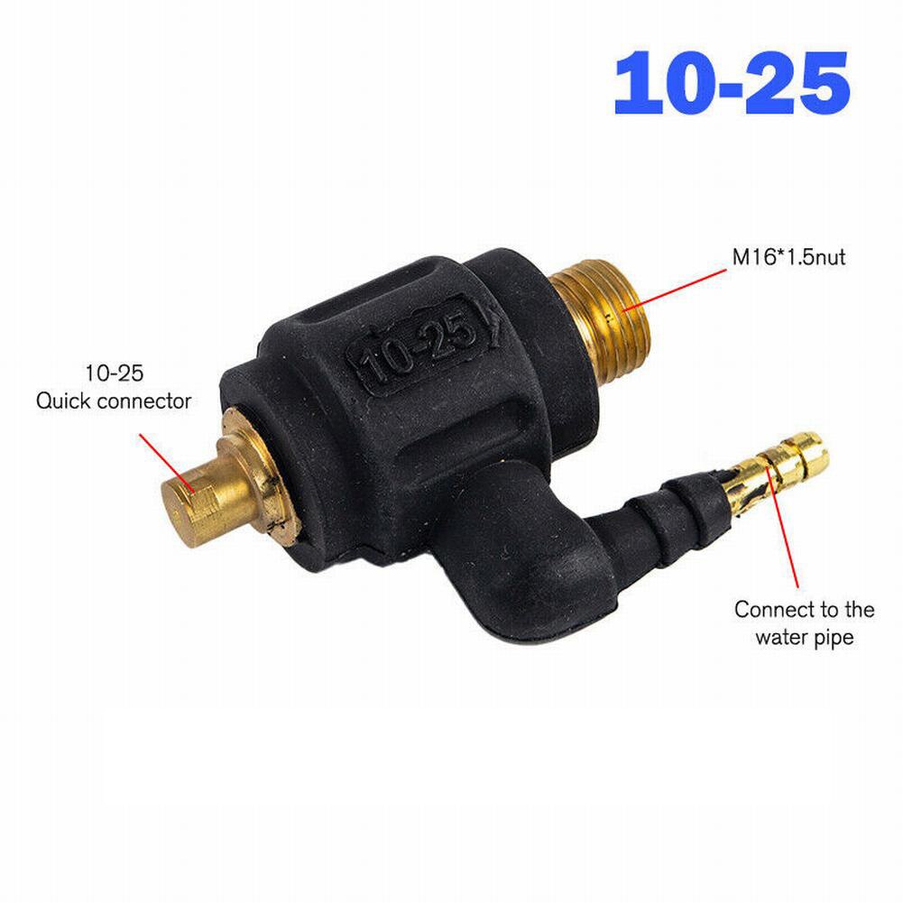 M16-1.5 dkj 10-25 dkj 35-50 wig-brenner-schweißgasadapter argon-lichtbogenschweißkopf-überwurfmutter-verbindungsmutter-adapter-verbinder