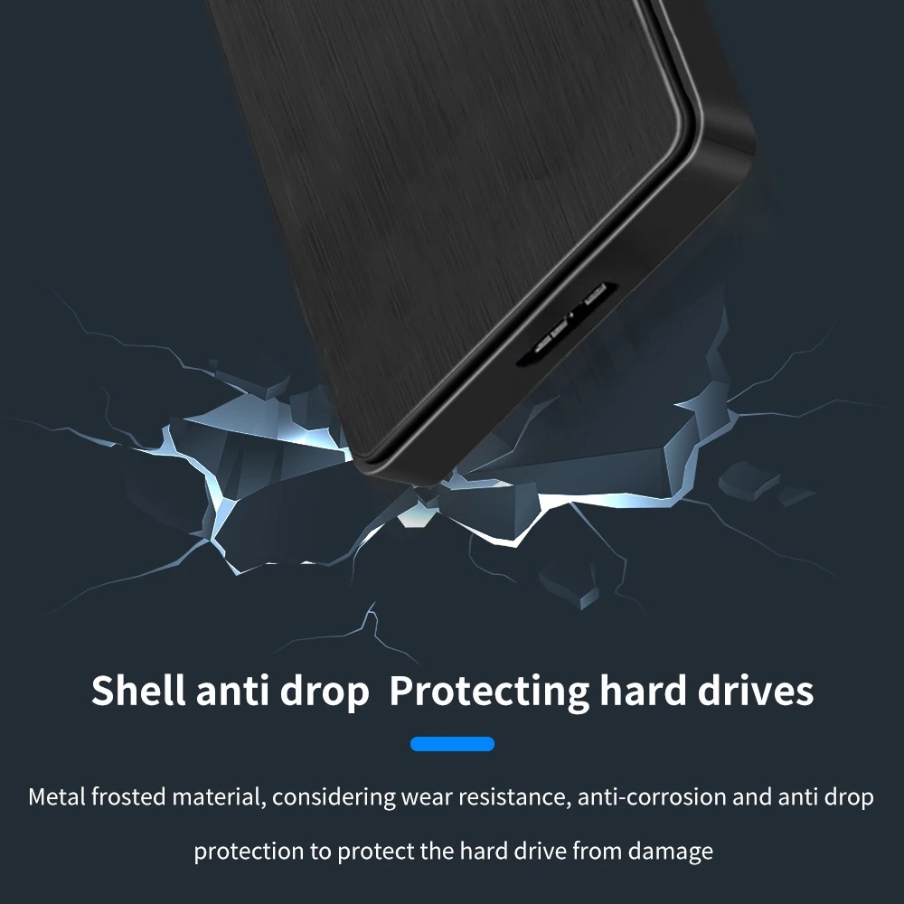 Obudowa na Dysk Zewnętrzny 2.5" USB 3.0 SATA HDD SSD - 5Gbps