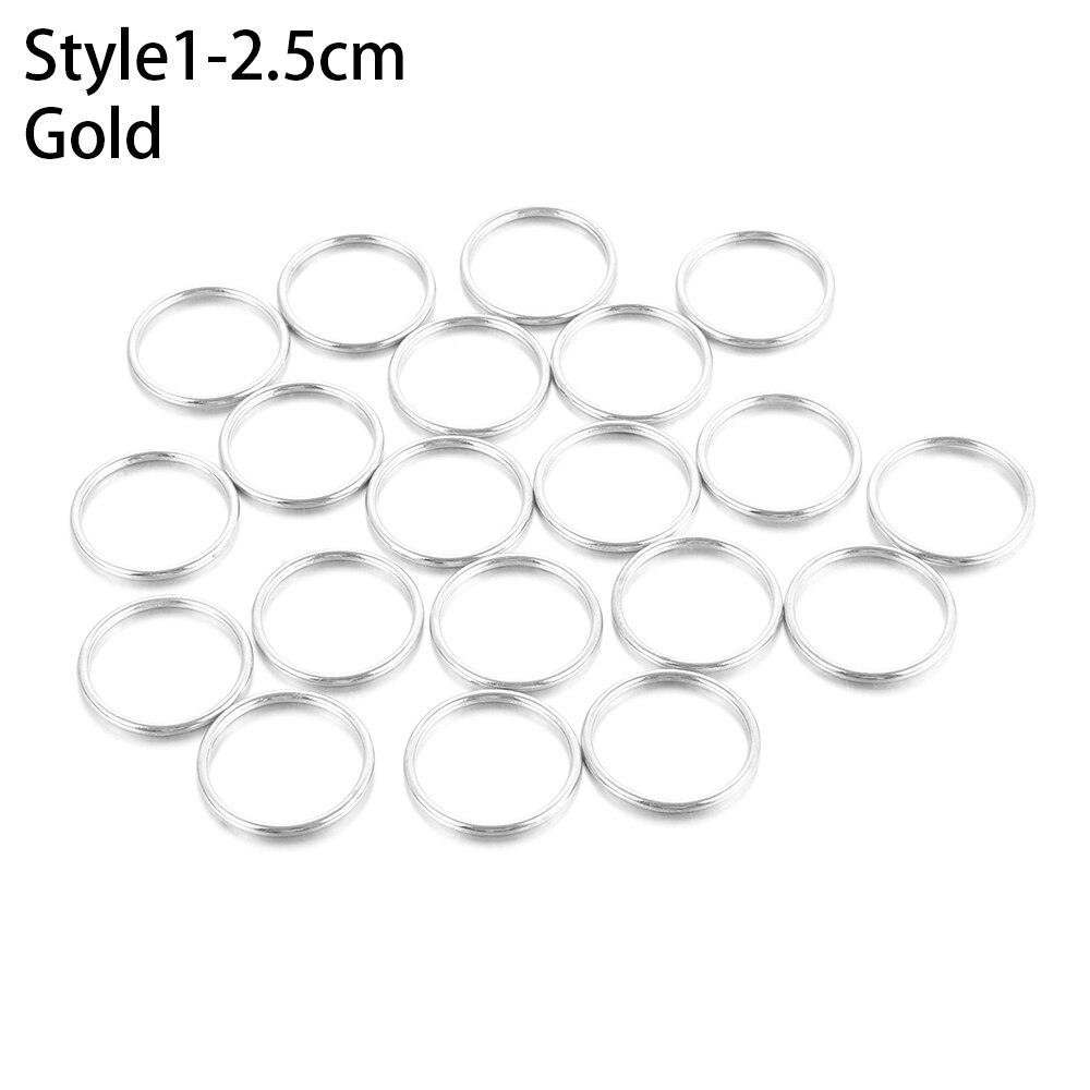Goudkleurige, zilverkleurige metalen legering, nylon gecoate bh-ringen en schuifregelaars, riemverstellers, gespen, 20 stuks ondergoedverstelaccessoires: 12