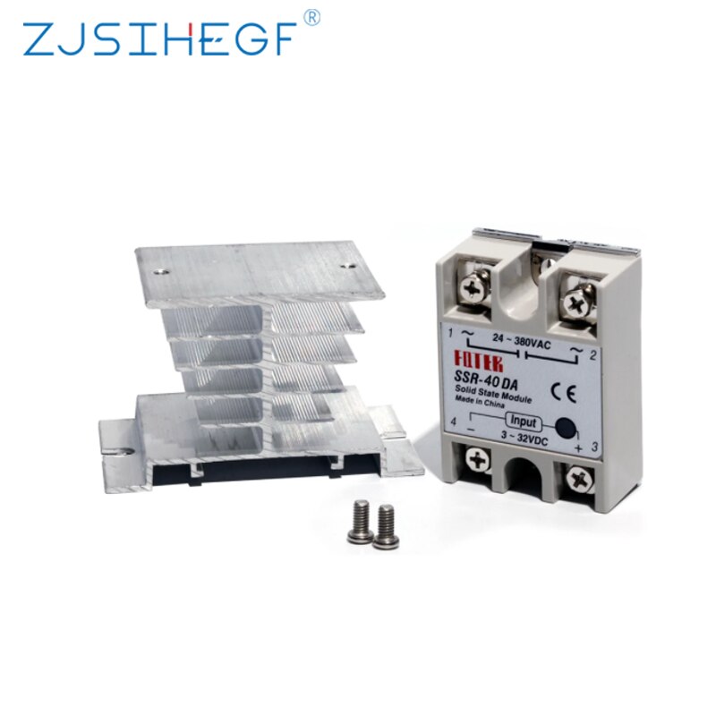 Digital PID REX-C700 Temperature Controller + SSR Relay 40A + K Thermocouple + Heat Sink ,PID Controller Thermostat SSR Output: Heat sink and SSR