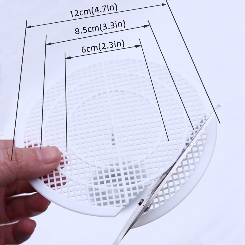 Cutable Drain Hair Catcher Stopper Laundry Bathtub Shower Drain Hole Filter Trap Sink Strainer Bathroom Kitchen Accessories: Default Title