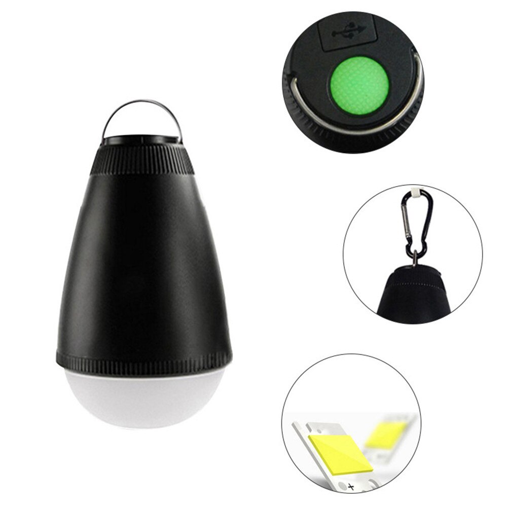 Ledgle enkel campinglykt med myggmiddel fjernstyrt led-lampe vanntette utendørslamper oppladbart rgb-lys