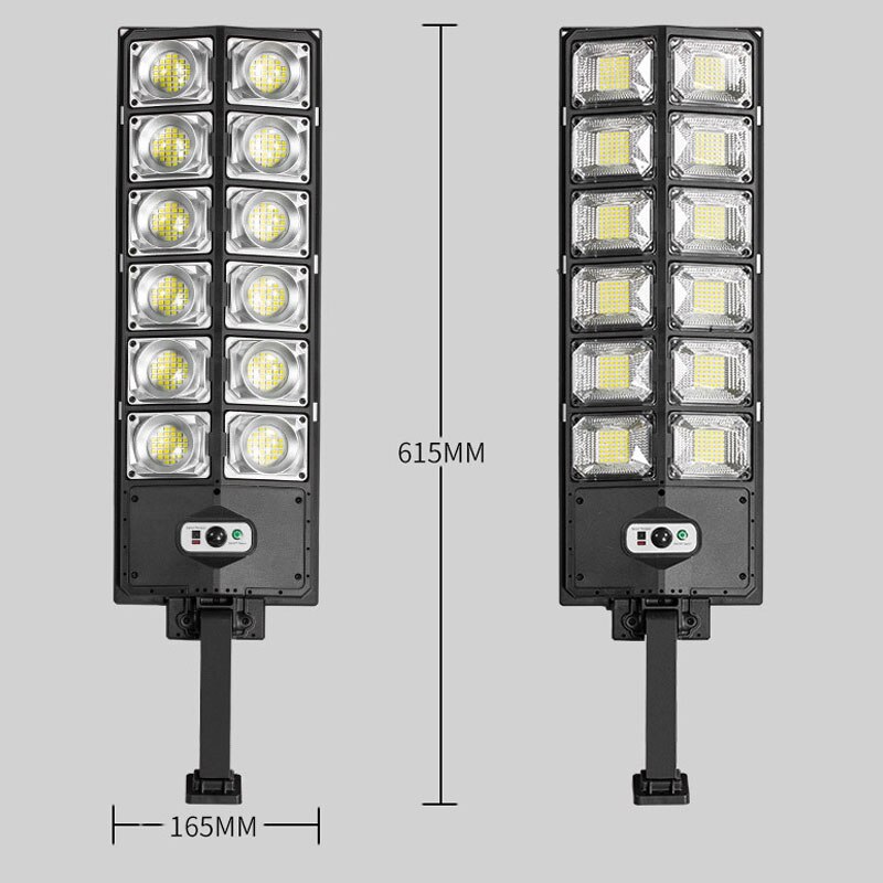 8000W 504LED Solar LED Street Light Waterproof PIR Motion Sensor Smart Remote Control Lamp Outdoor Garden Security Wall Light