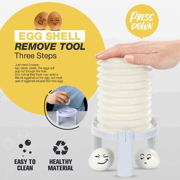 1Pcs Hard-Boiled Egg Shell Tools Egg Extractor Remover Peeler Magic Amazing Eggshell Machine Egg Scissors Tools Kitchen Tools