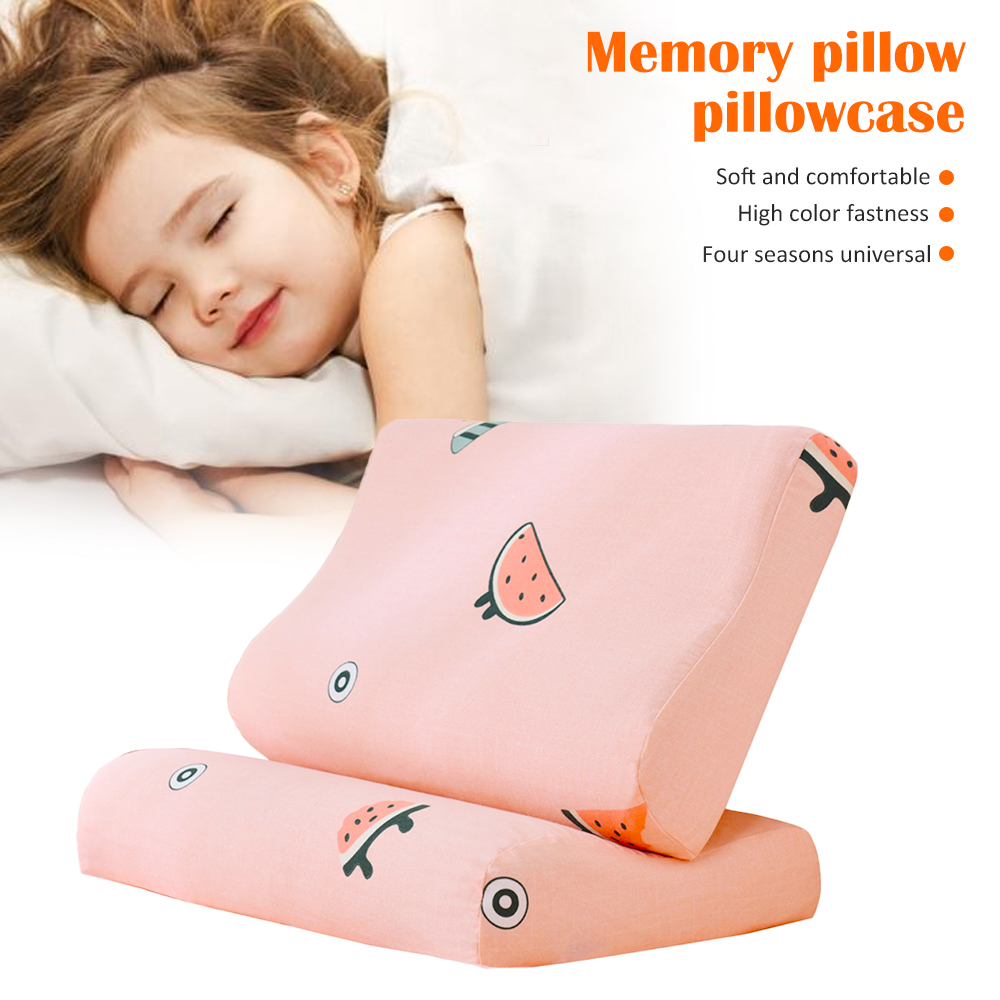 Fundas para almohadas suaves y creativas de espuma viscoelástica para el cuello, para la salud del cuello, de látex