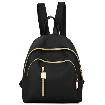 PAMA SKIN Women's bags casual Oxford cloth backpack nylon school bag Multi-function Small Backpack Female