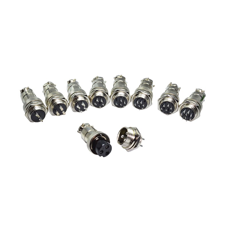 1Set GX16 Aviation Ronde Connector 2 3 4 5 6 7 8 9... – Grandado