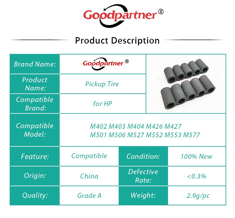 5X RM2-0062-000 RM2-5452-000 RM2-5741-000 rolka odbiorcza gumy robić HP M402 M403 M404 M426 M427 M501 M506 M527 M552 M553 M577