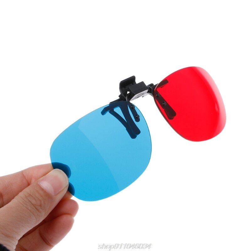 Rood Blauw 3D Bril Opknoping Frame 3D Bril Bijziendheid Speciale Stereo Clip Type D25 20
