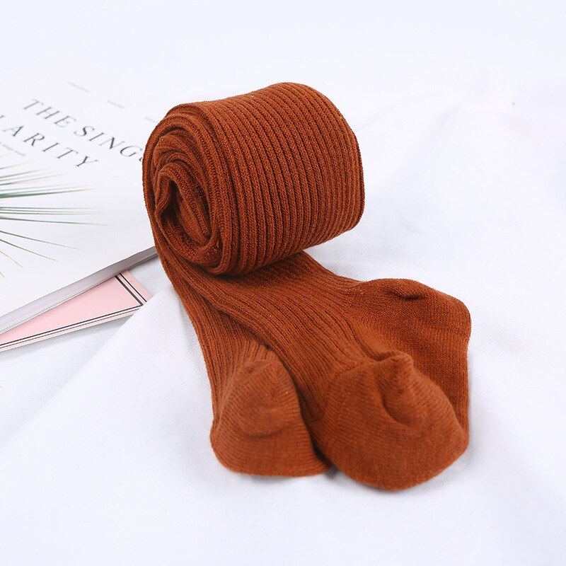 0-4Jahre Herbst Baby Strumpfhosen Baby Mädchen Rippen Strümpfe Winter Kind Baumwolle Warme Strumpfhosen Mädchen Solide Süssigkeit Farbe Engen Kleinkind: 0 zu 1T / dunkel rot