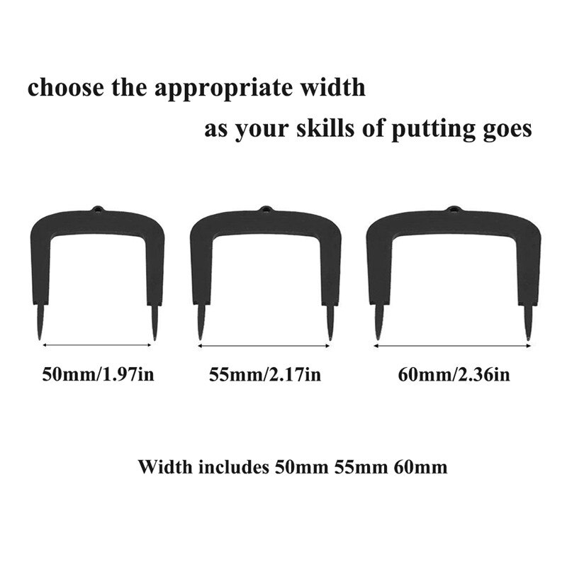 Golf Putting Training Aids Golf Putting Aim Target Gate 3 Doors Putting Green Golf Putter Trainer Game Door