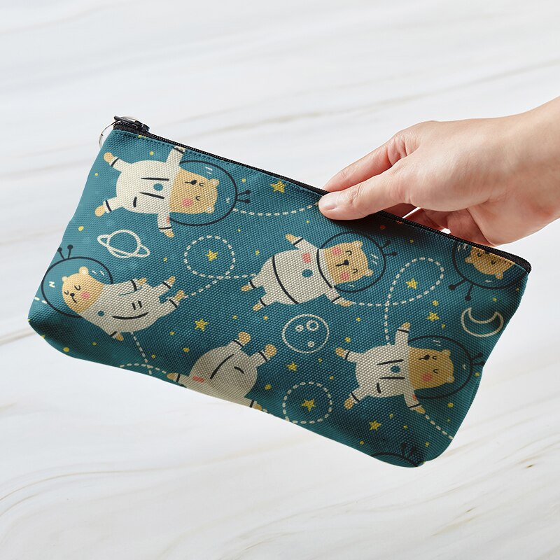 Tragbare frauen Lustige Karikatur 3D Schädel Kaninchen drucken Kosmetik Tasche Weibliche Nette machen-hoch Lagerung Beutel Organizer Schönheit Fällen: Stil5