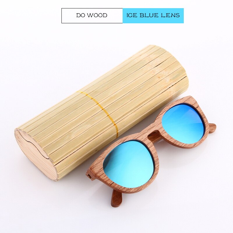 EZREAL Real Top Bamboe Hout Houten Zonnebril Gepolariseerde Handgemaakte Hout Mens Sunglass Zonnebril Mannen Gafas Oculos De Sol Madera