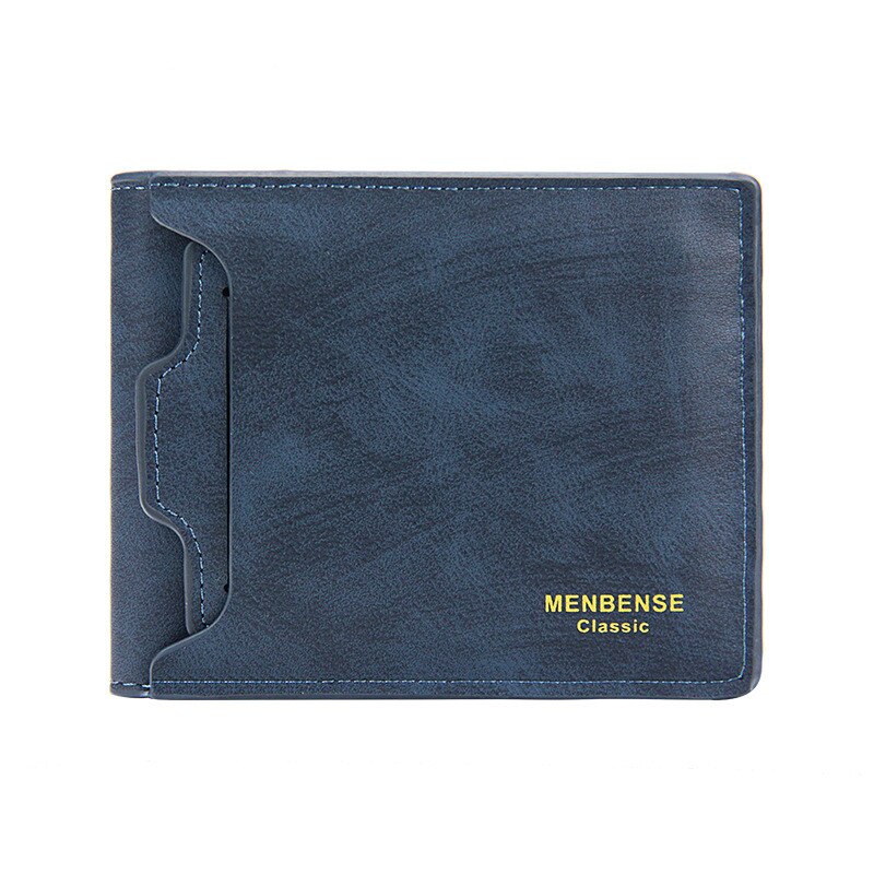 Mænds pu læder tegnebog kort multi-deck mænds tegnebog stilarter herre tegnebog mænds taske: -en